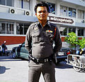 Thailandsk politibetjent