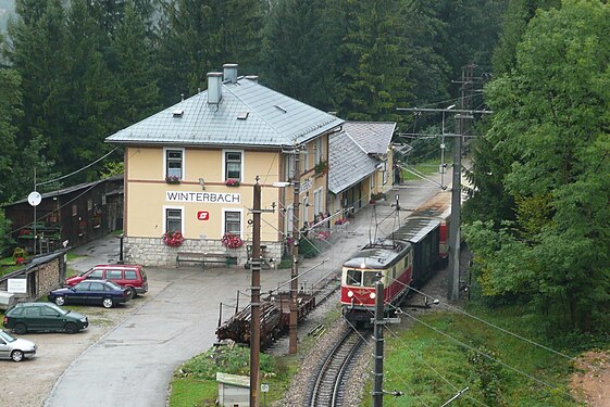 Climbing train between Lower Austria and Styria