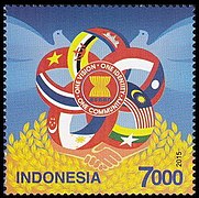 Stamp of Indonesia - 2015 - Colnect 667045 - 48th anniversary of ASEAN.jpeg