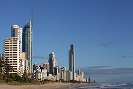 Buildings on the Gold Coast, Australia
