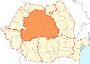 Poziția regiunii Transilvania