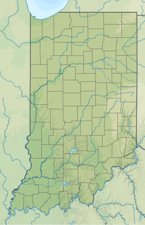 Map showing the location of Hesston Steam Museum