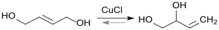 Synthese von 3-Buten-1,2-diol aus 2-Buten-1,4-diol