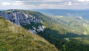 Le mont d'Or (massif du Jura), dans le sud.