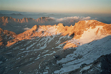 Zugspitzplatt im August 2005