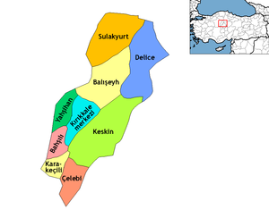 Location ofクルッカレ県の位置