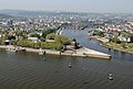 Id-Deutsches Eck, fil-konfluwenza tar-Renu u tal-Moselle.