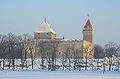 Kuressaare-kasteel in de winter