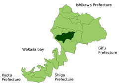 Location of Echizen in Fukui Prefecture