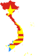 Map of Vietnam war flag (Tet Offensive) 1968.png