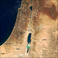 Near East Satellite picture (Israel, Jordan, and southern Syria)