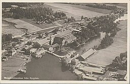 Flygfoto över Morgårdshammar