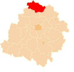 Location within the voivodeship