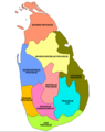 Srílanské provincie