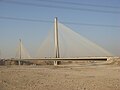 New cable-stayed bridge in Riyadh, Saudi Arabia.