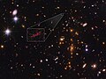Ο γαλαξίας SPT0615-JD υπήρχε όταν το Σύμπαν είχε ηλικία μόλις 500 εκατομμυρίων ετών.[37]