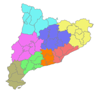 Administrative districts of Catalonia