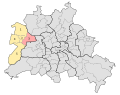 Deutsch: Wahlkreis Spandau 3 für die Wahlen zum Abgeordnetenhaus von Berlin. Stand 2006