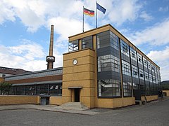 Arhitectura modernă timpurie: Fabrica Fagus (Alfeld, Germania), 1911, de Walter Gropius