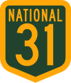 National highway marker