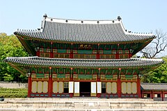 Changdeokgung - Injeongjeon (huvudsalen).