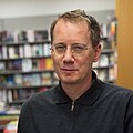 Der Schriftsteller de:Christoph Poschenrieder in der Offenburger Buchhandlung Roth anlässlich der Offenburger Literaturtage