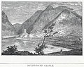 Castell Dolbadarn gan H Hughes, 1823