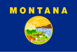 ? Vlag van Montana