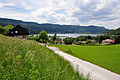 English: View at the Lake Keutschach" Deutsch: Blick auf den Keutschacher See