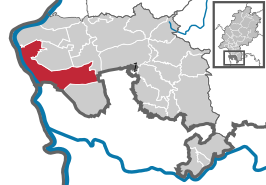 Kaart van Lampertheim (Duitsland)