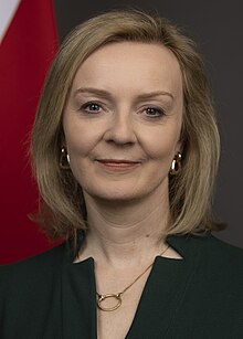 Retrach oficial de Liz Truss en 2022.