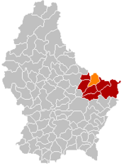 Localização de Berdorf em Luxemburgo