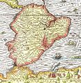 Mapa de ł'America meridional (1575)