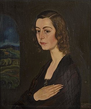 Retrato de dona Maura Pascual Escribano, 1931, Museo Provincial de Lugo.