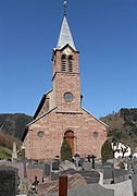 L'église, côté sud.