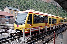 Livrée spéciale du train jaune.