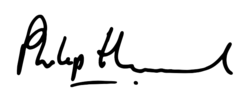 Philip Hammond aláírása