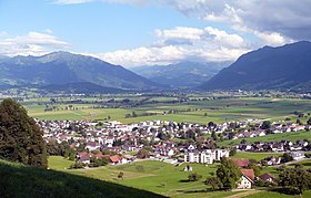 Tuggen, Blick nach Südosten Richtung Walensee