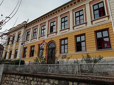 Bâtiment du Vieux lycée de Prijepolje.