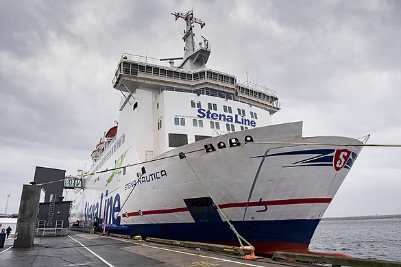 Stena Nautica Halmstad 0430, from Varberg, Sweden to Grenå, Denmark 1985-2020