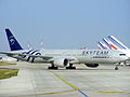 Boeing 777-300 Air France v barvách SkyTeamu