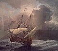 The English Ship Hampton Court in a Gale c. 1680s [1]