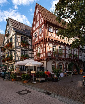 Fachwerkhäuser Ecke Kirchstraße und Aiperturmstraße