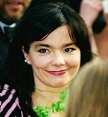 Björk na filmovém festivalu v Cannes v roce 2000