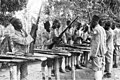 Askarysi w Niemieckiej Afryce Wschodniej uzbrojeni w Mausery 1871