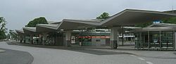 Bus station Wandsbek market place