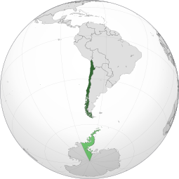 Localização de República do Chile
