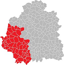 Arrondissement di Le Blanc – Localizzazione