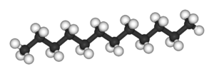 Hình 3D của Dodecan