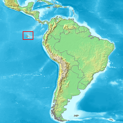 Localización del archipiélago de Galápagos.